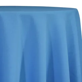 2pcs - Premium Poly (Poplin) Table Linen 120" Round - Turquoise 1141