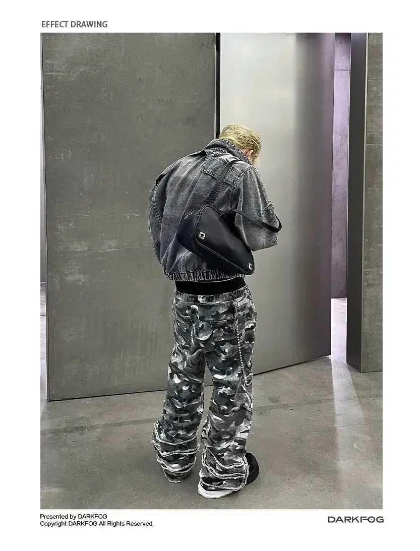 3D Back Detail Short Denim Jacket