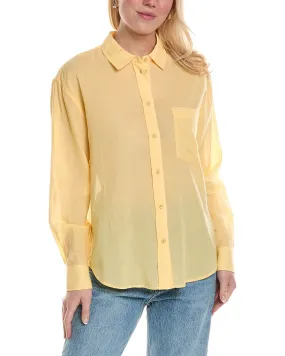 7 For All Mankind Voile Button Up Shirt