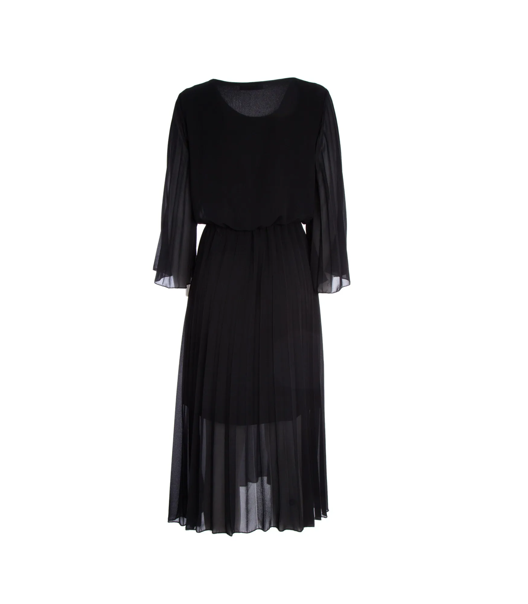 Abitino Plisse Donna - Nero