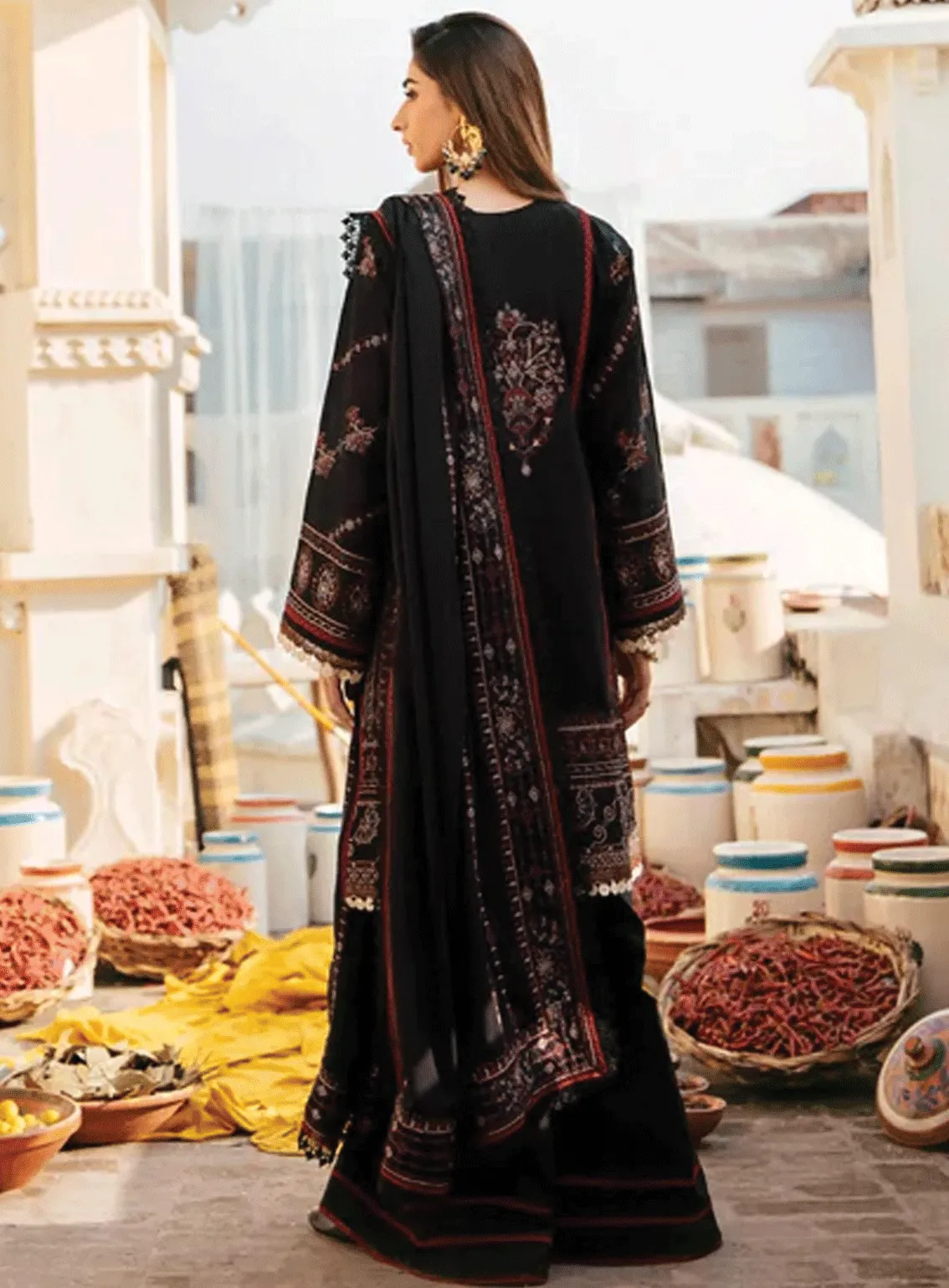 Afsanay By Florent Embroidered Khaddar Unstitched 3 Piece Suit - FL23AK FLK-6A