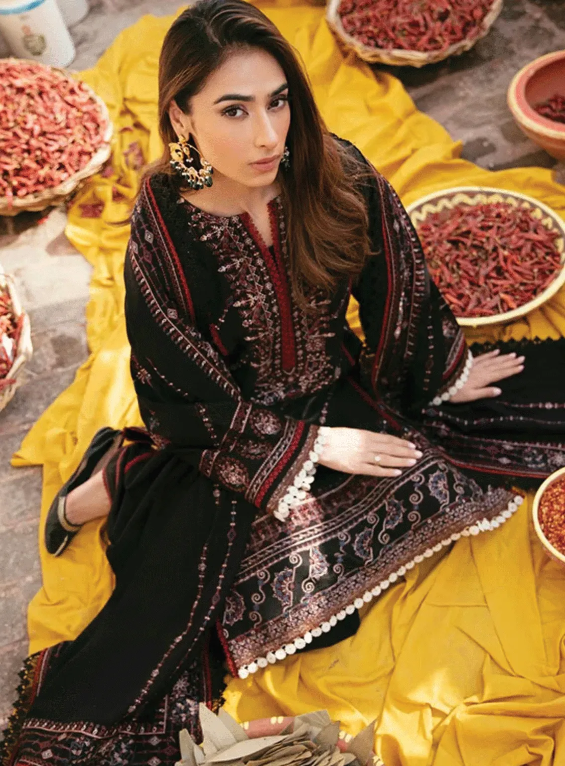 Afsanay By Florent Embroidered Khaddar Unstitched 3 Piece Suit - FL23AK FLK-6A