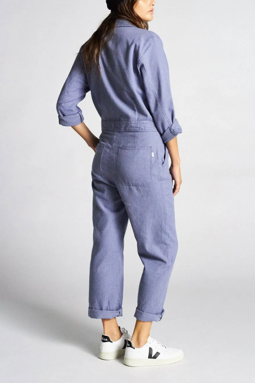 Albion Coverall - Washed Navy