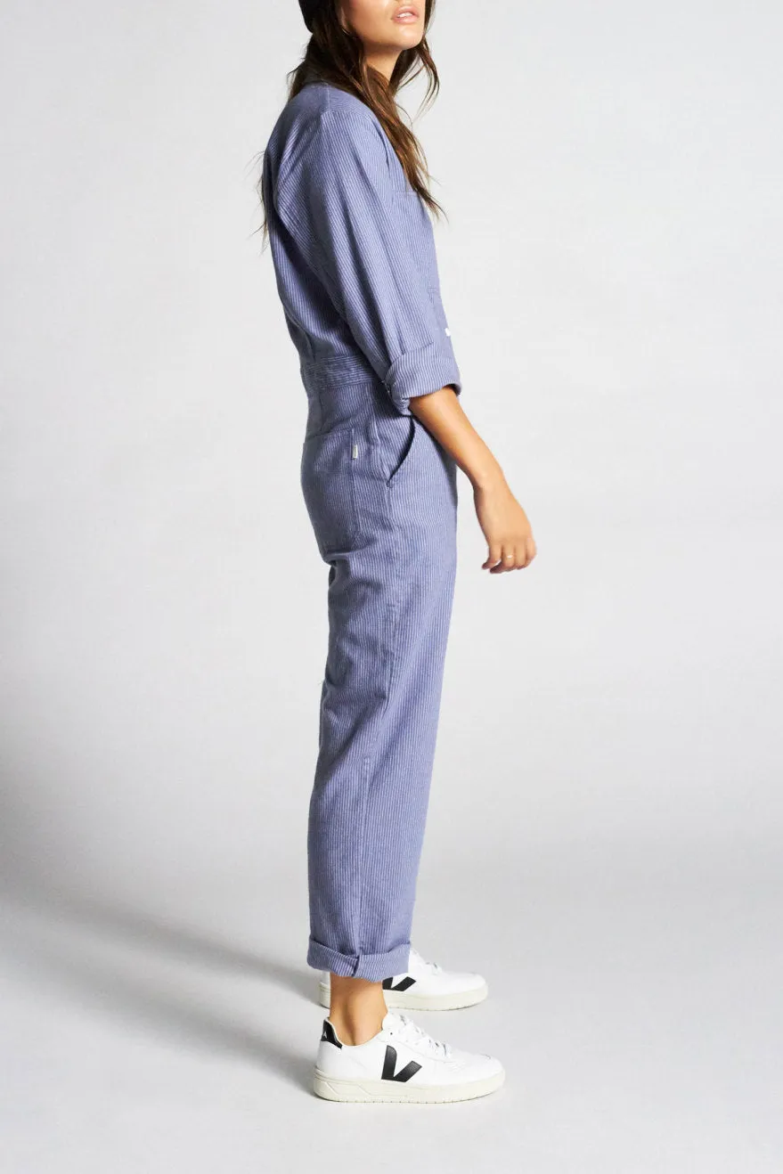 Albion Coverall - Washed Navy