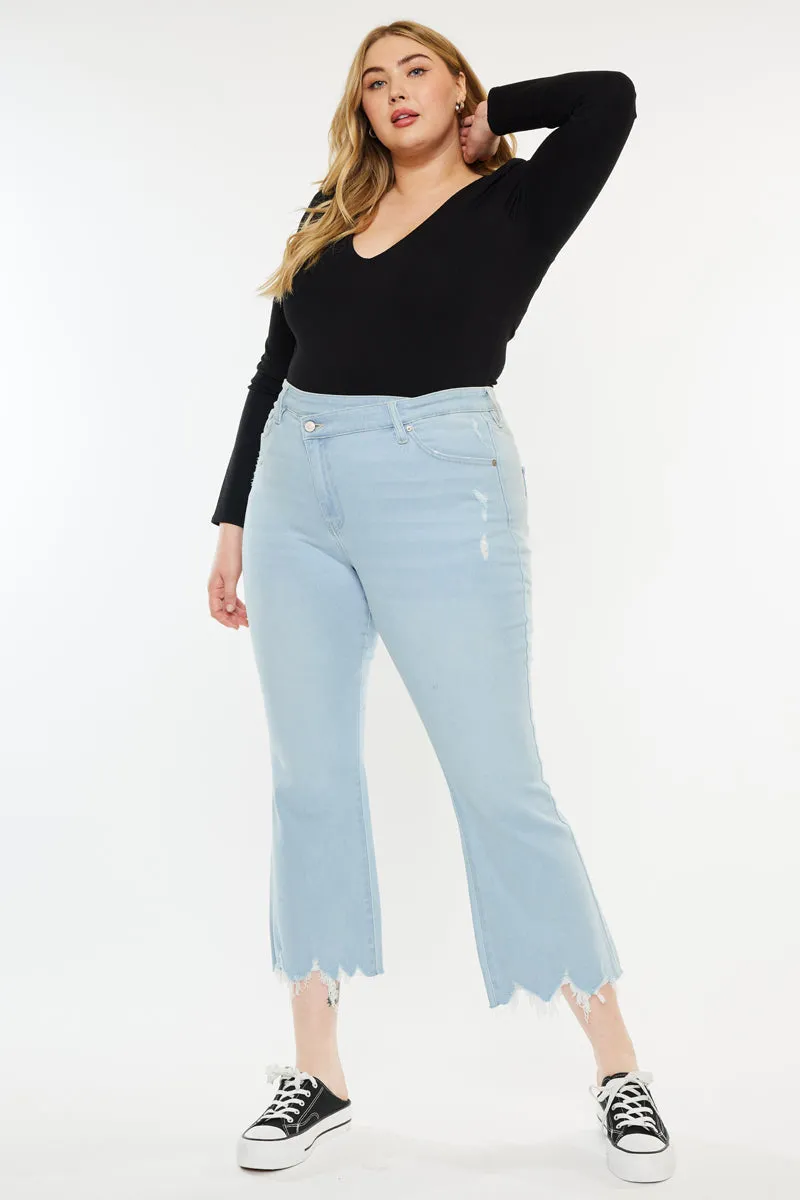 Anahi High Rise Kick-Flare Jeans (Plus Size)
