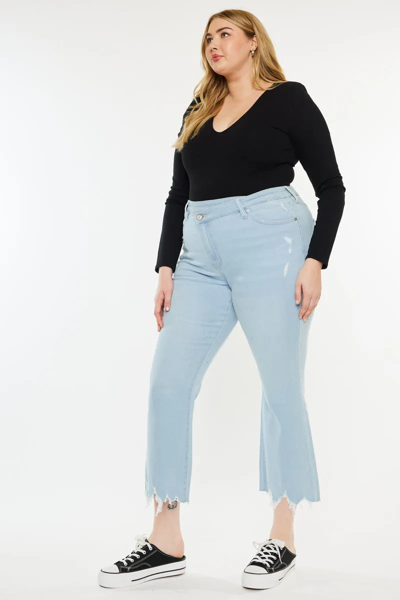 Anahi High Rise Kick-Flare Jeans (Plus Size)