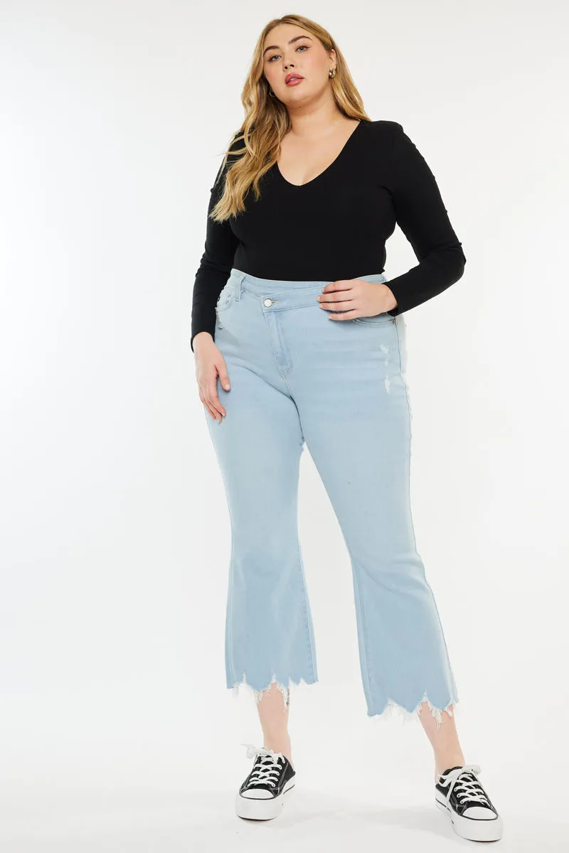 Anahi High Rise Kick-Flare Jeans (Plus Size)