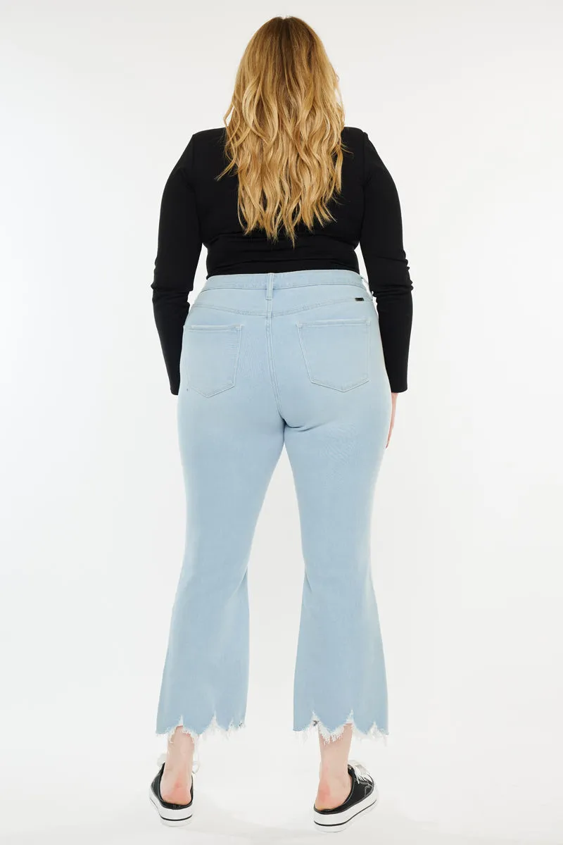 Anahi High Rise Kick-Flare Jeans (Plus Size)