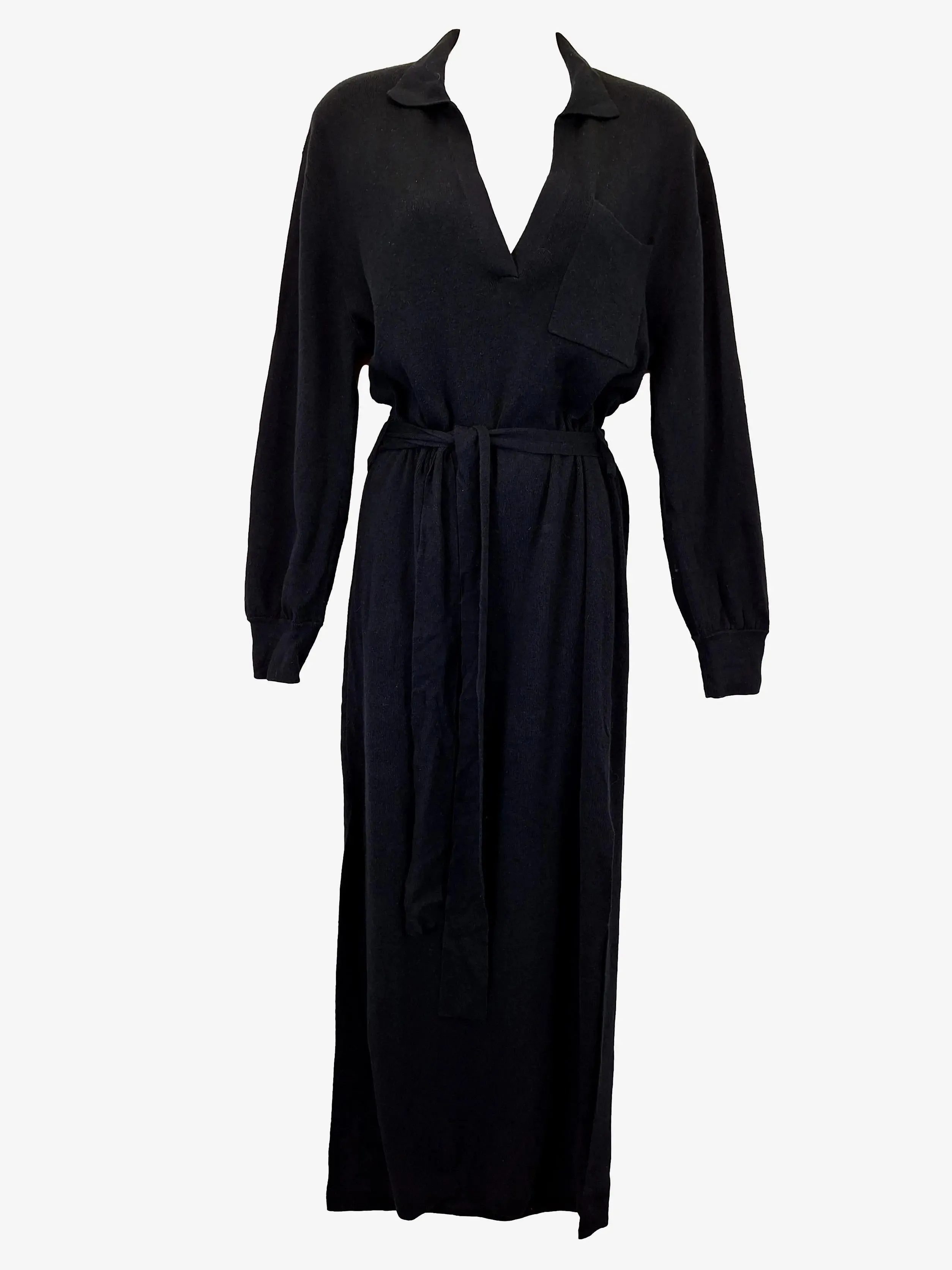 Bec & Bridge Knitted Johnny Collar Maxi Dress Size 8