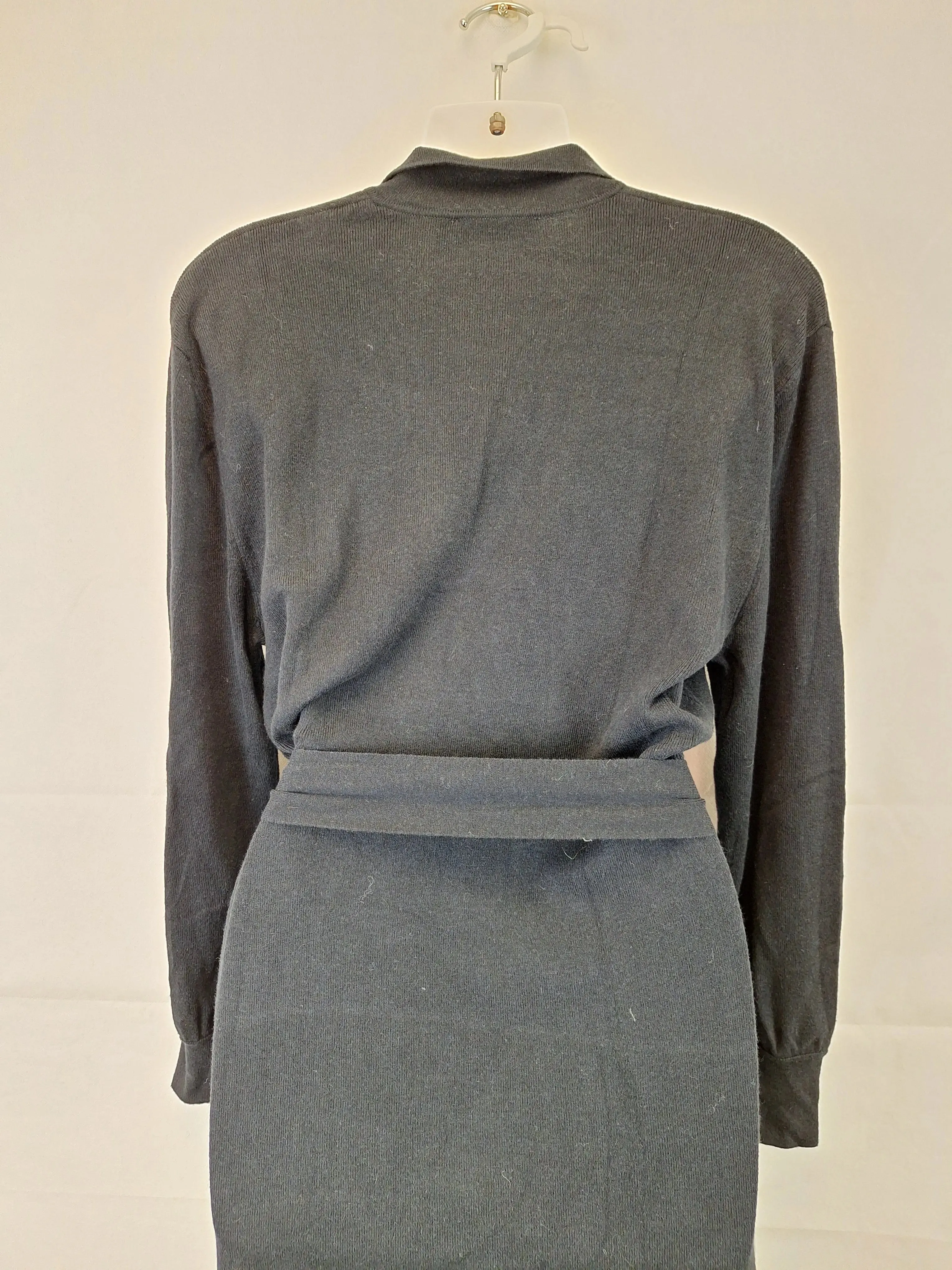 Bec & Bridge Knitted Johnny Collar Maxi Dress Size 8