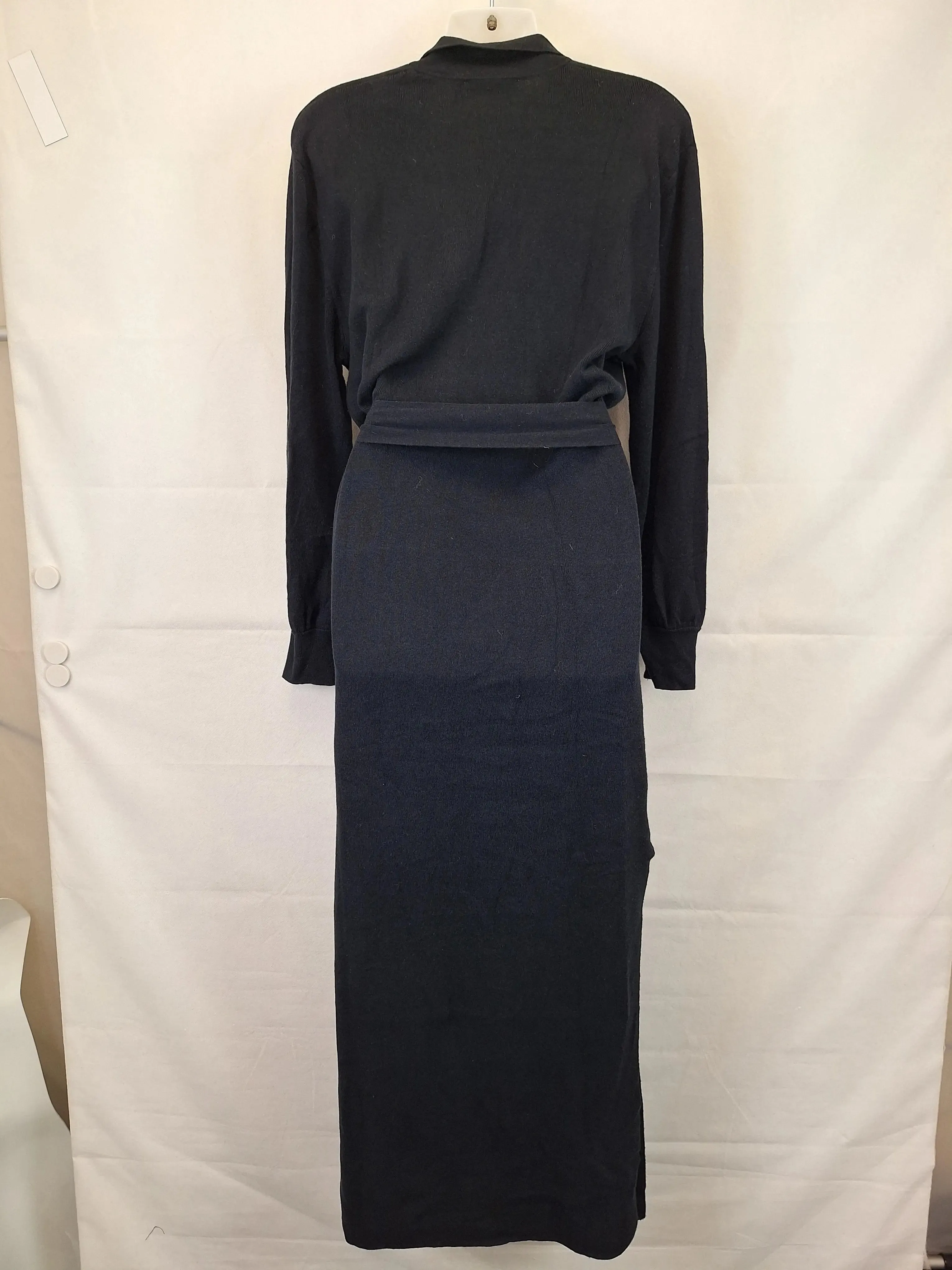 Bec & Bridge Knitted Johnny Collar Maxi Dress Size 8