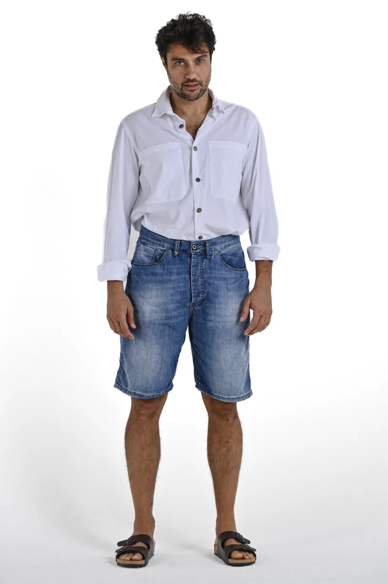 Bermuda in denim loose Frutta Valery Music Medio