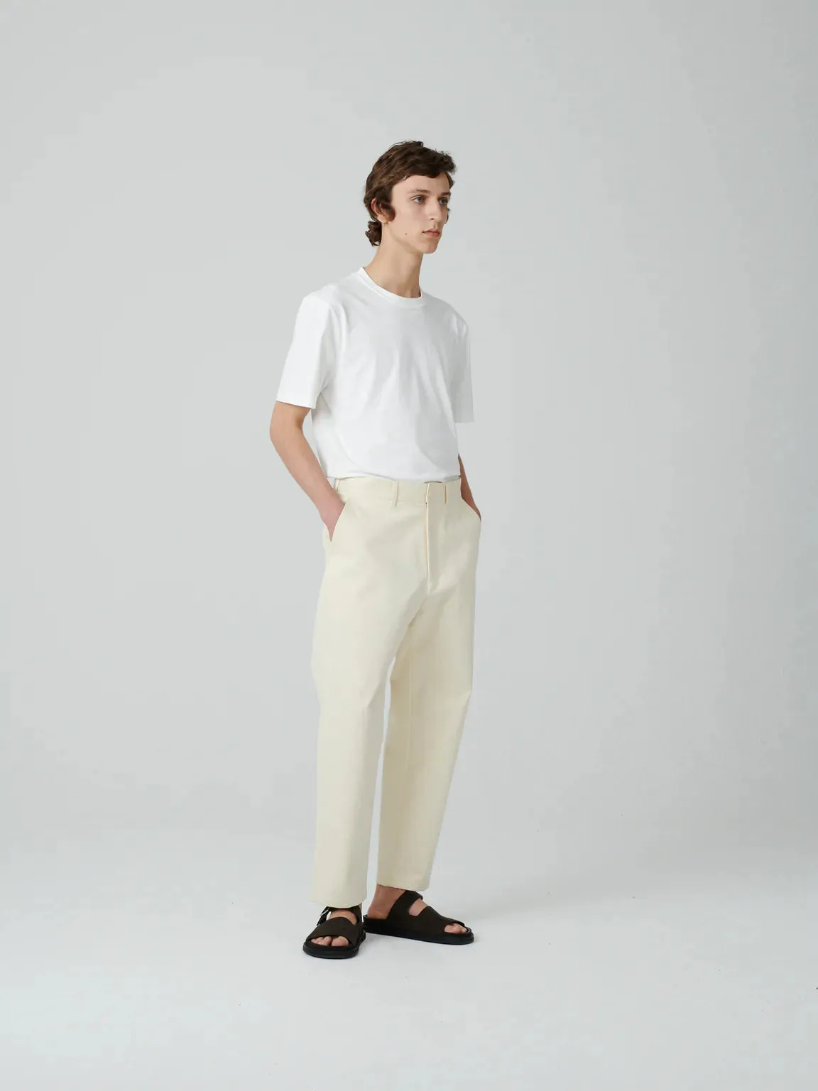 Bill Pant Peached Cotton Twill