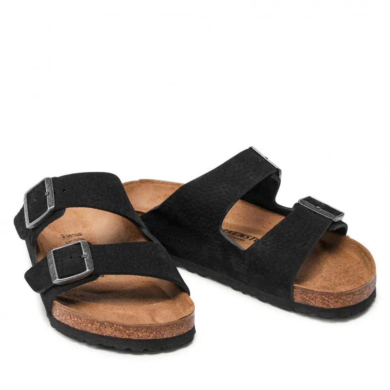 Birkenstock Arizona NU Reg Sandal Desert Buck Black