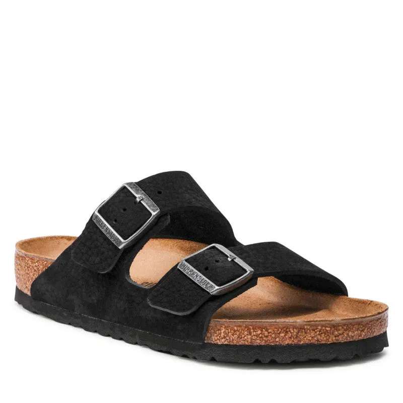 Birkenstock Arizona NU Reg Sandal Desert Buck Black