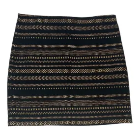 Black & Gold Skirt Midi Express, Size M