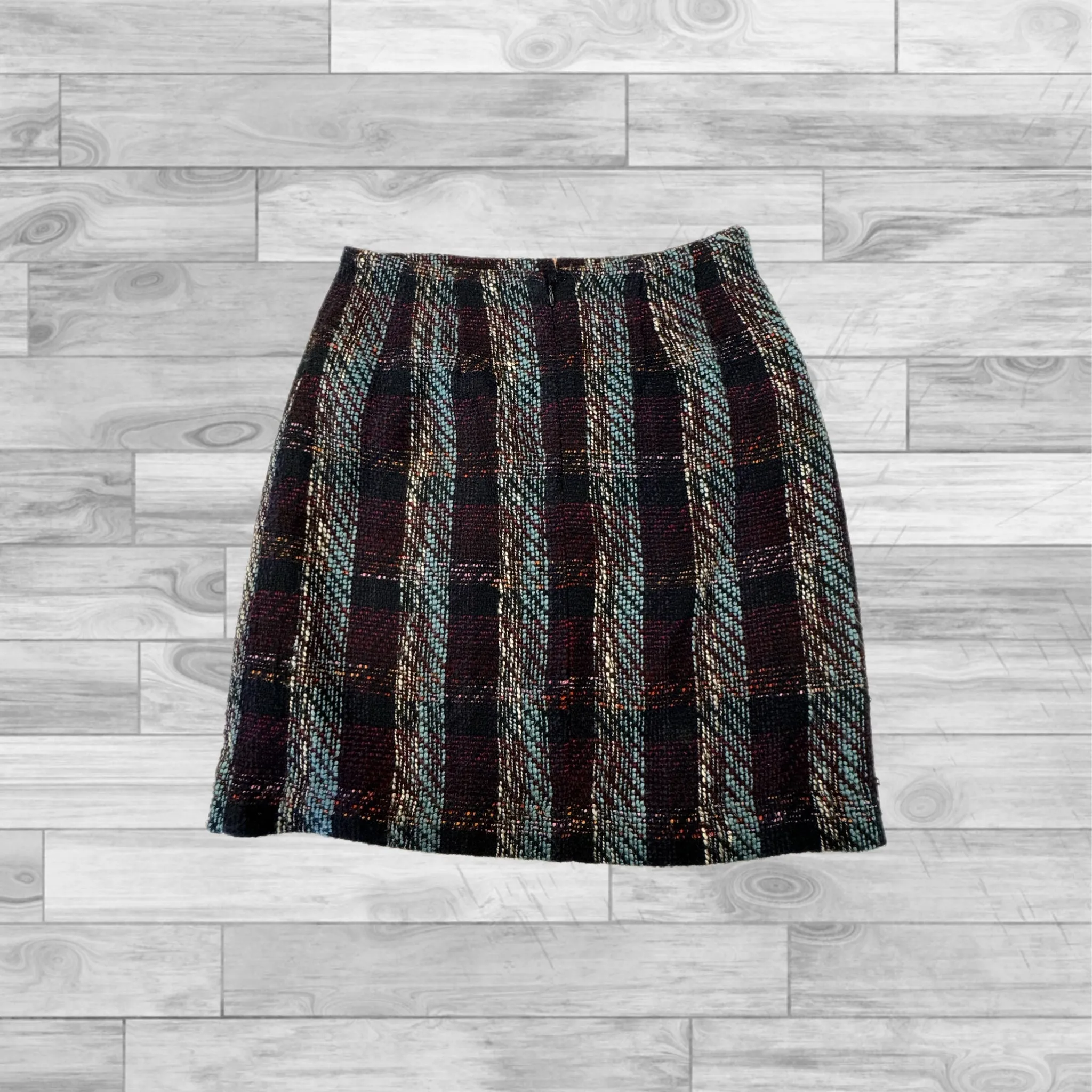Blue & Purple Skirt Mini & Short Loft, Size 2petite