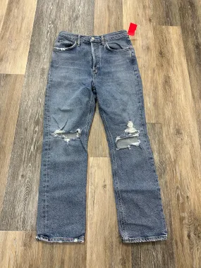 Blue Denim Jeans Designer Agolde, Size 2