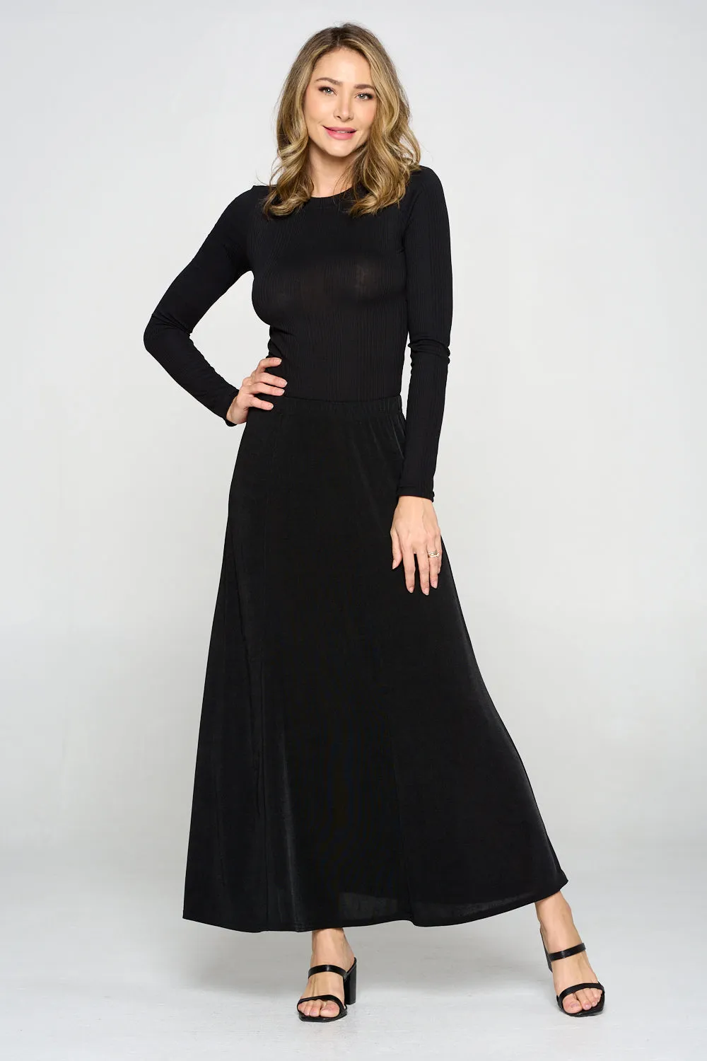BNS Flare Skirt Longer-6002BN-ARS2