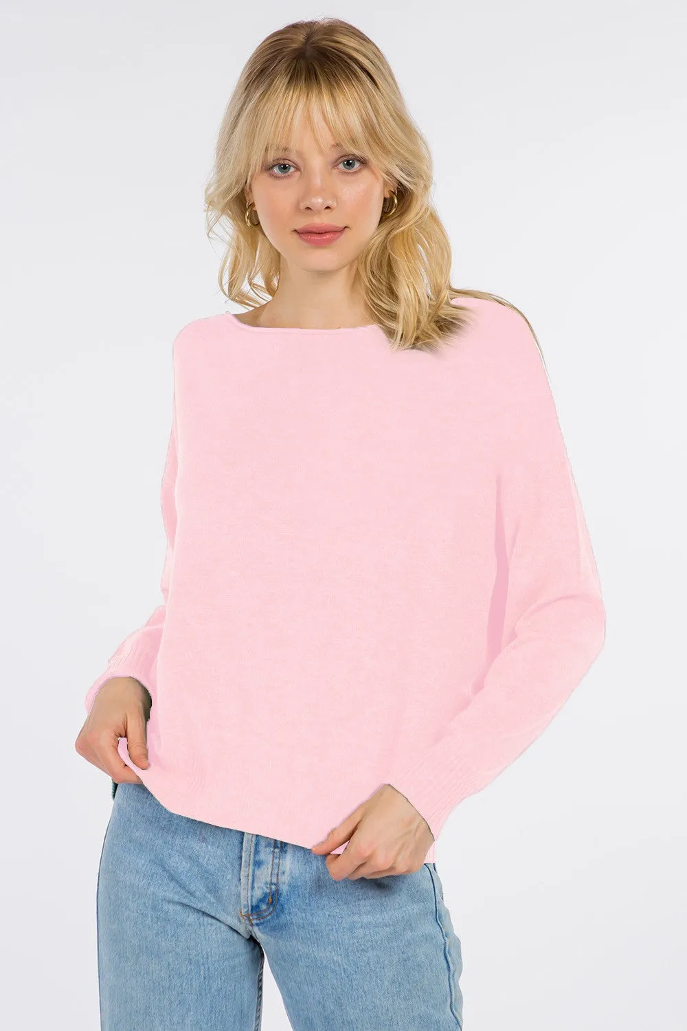 Boatneck Pullover Sweater