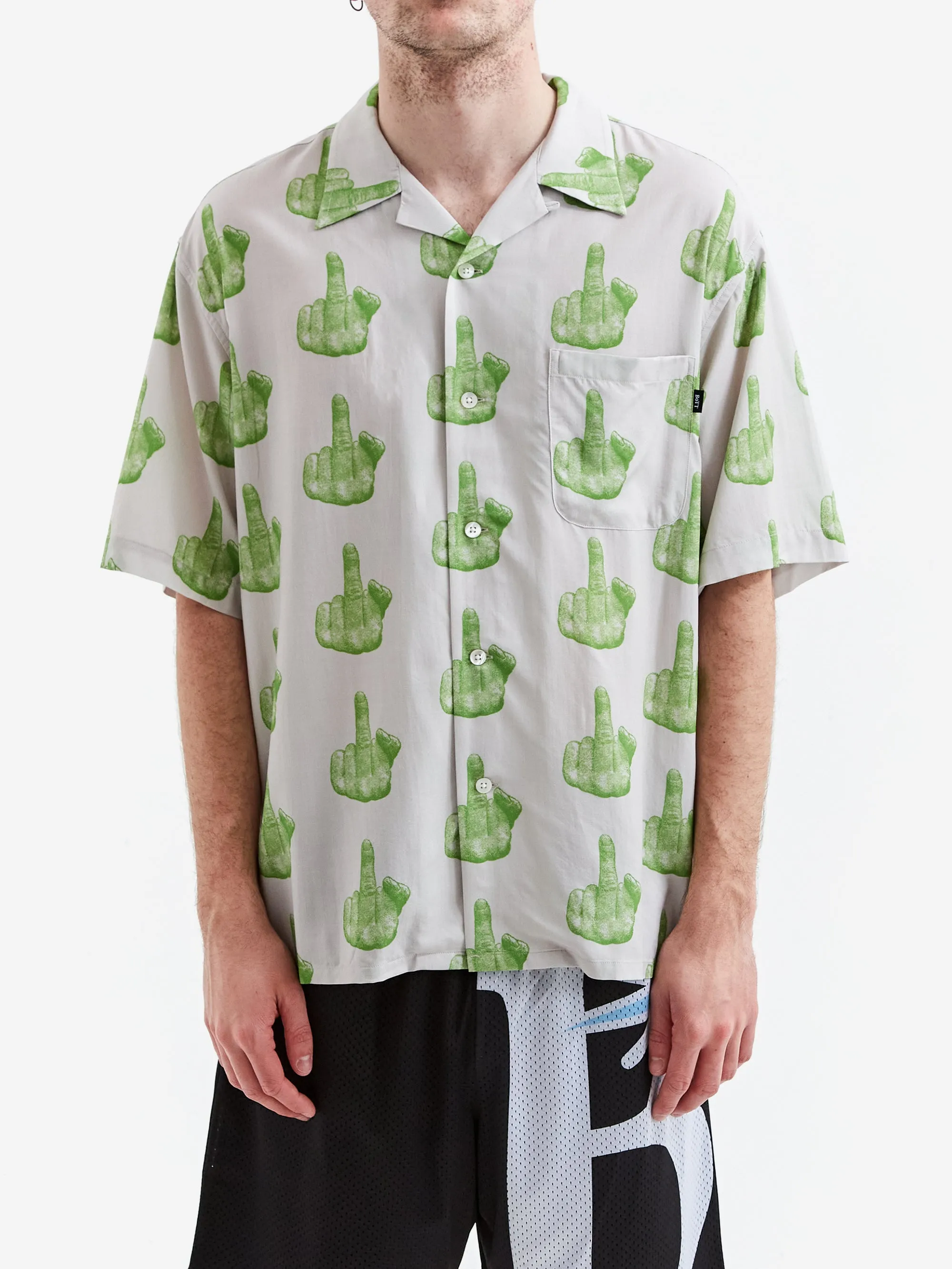 BoTT Finger Short Sleeve Shirt - Khaki