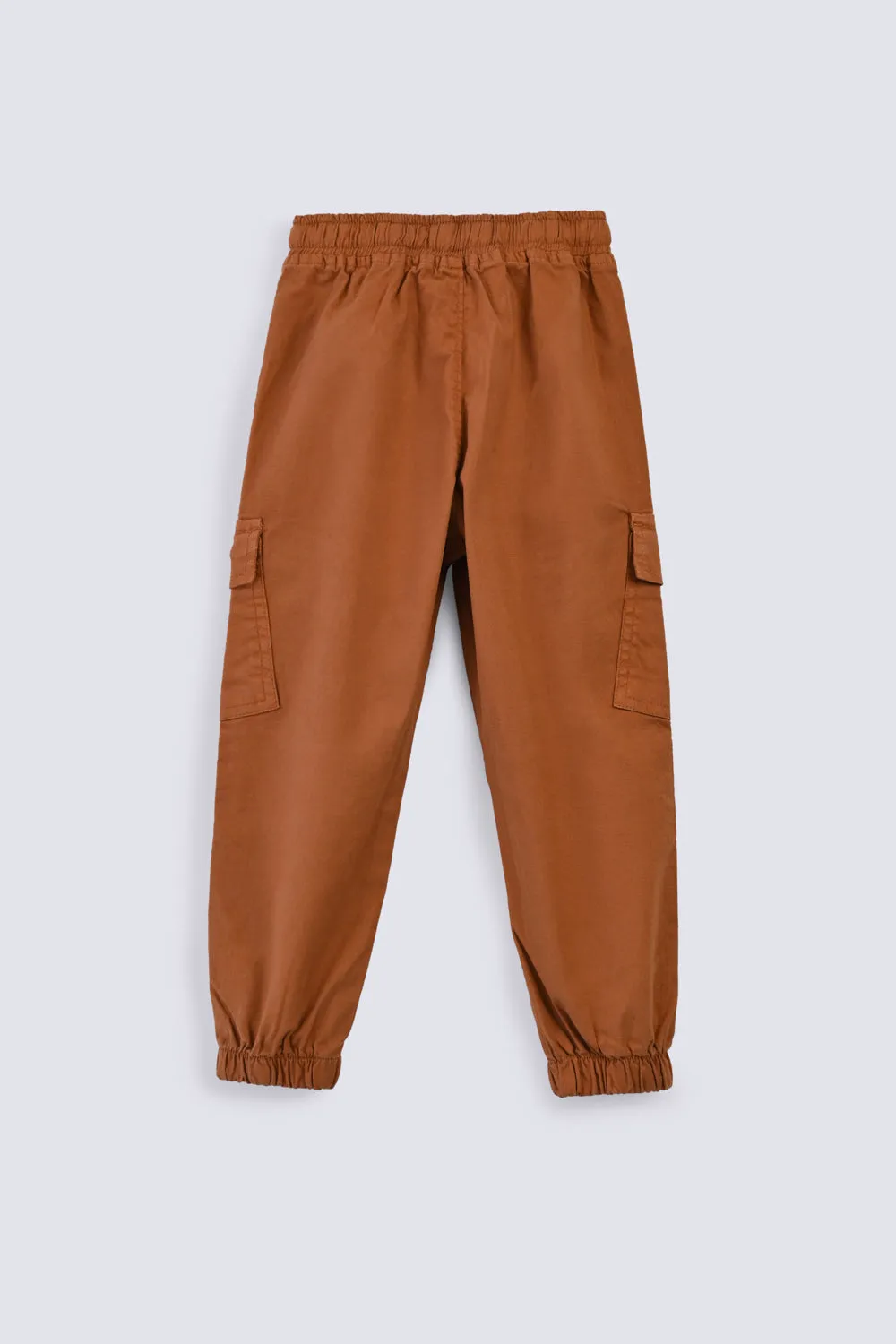 BOYS TWILL JOGGER TROUSER
