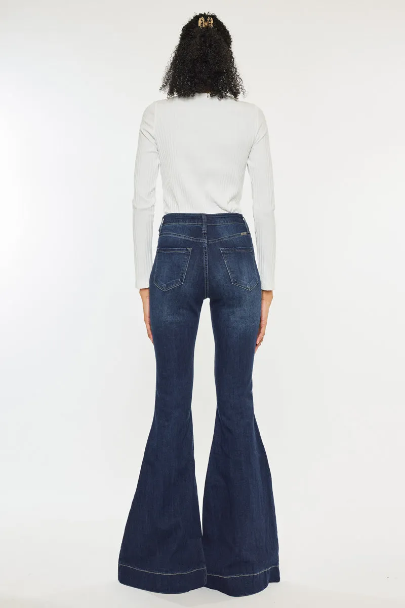 Sure! Heres an optimized title with additional descriptive modifiers:

Braelynn High Rise Super Flare Stretch Denim Jeans for Women