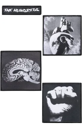 Brain Heart Fist Patches