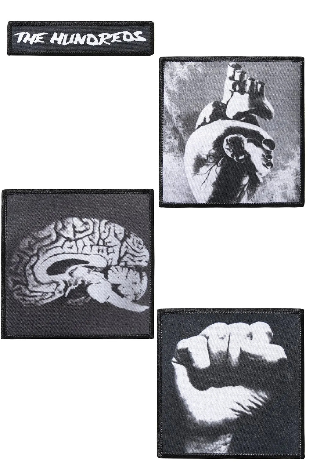 Brain Heart Fist Patches