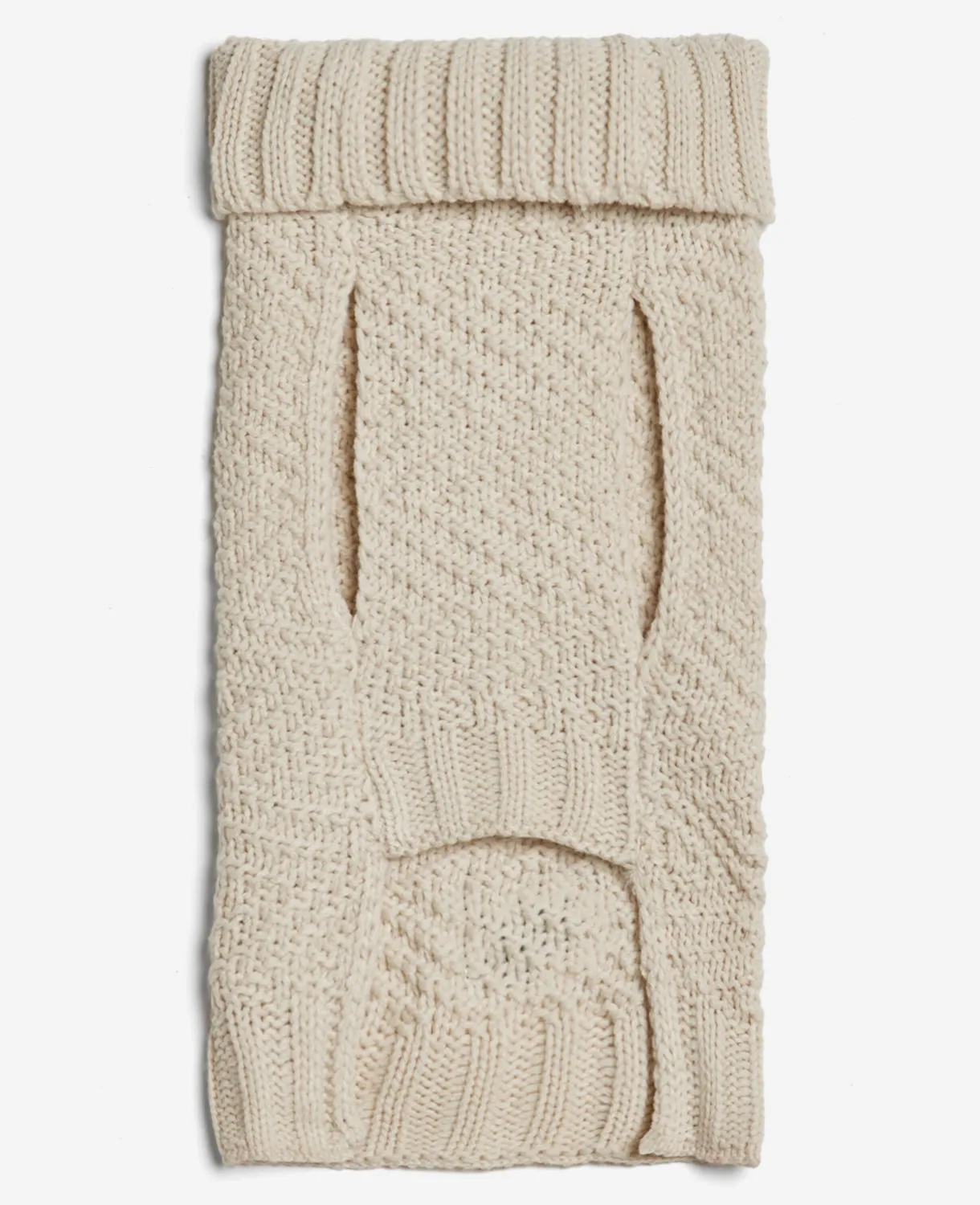 Cable Knit Dog Sweater