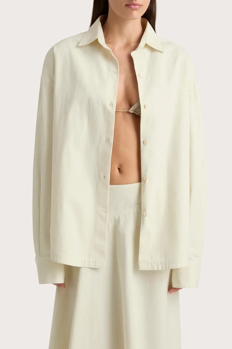 Callais Oversized Shirt - Foam
