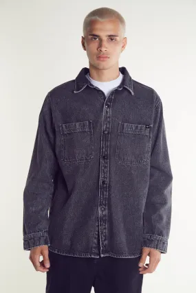 Campera Liviana Vulk Lacey Overshirt Black
