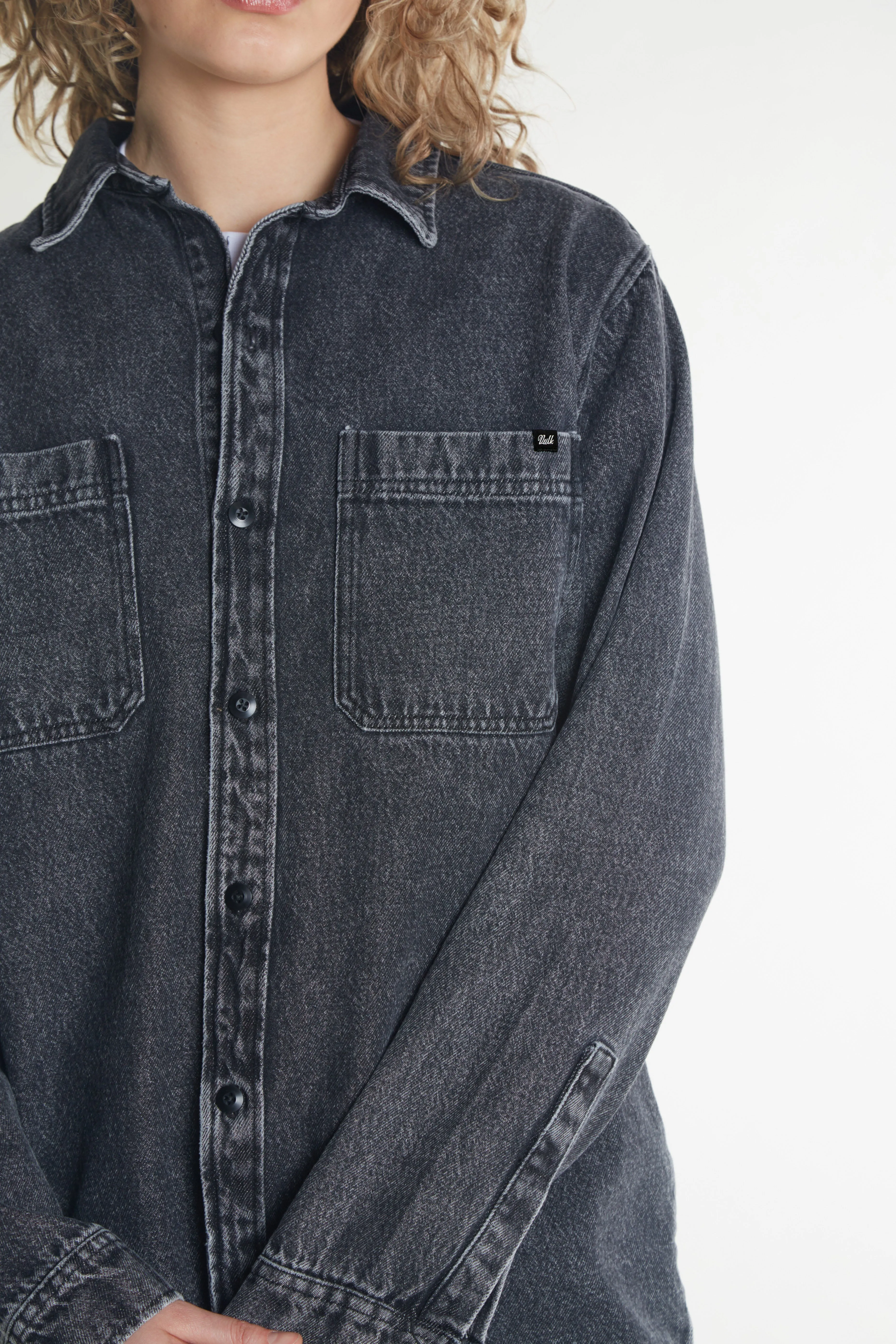 Campera Liviana Vulk Lacey Overshirt Black