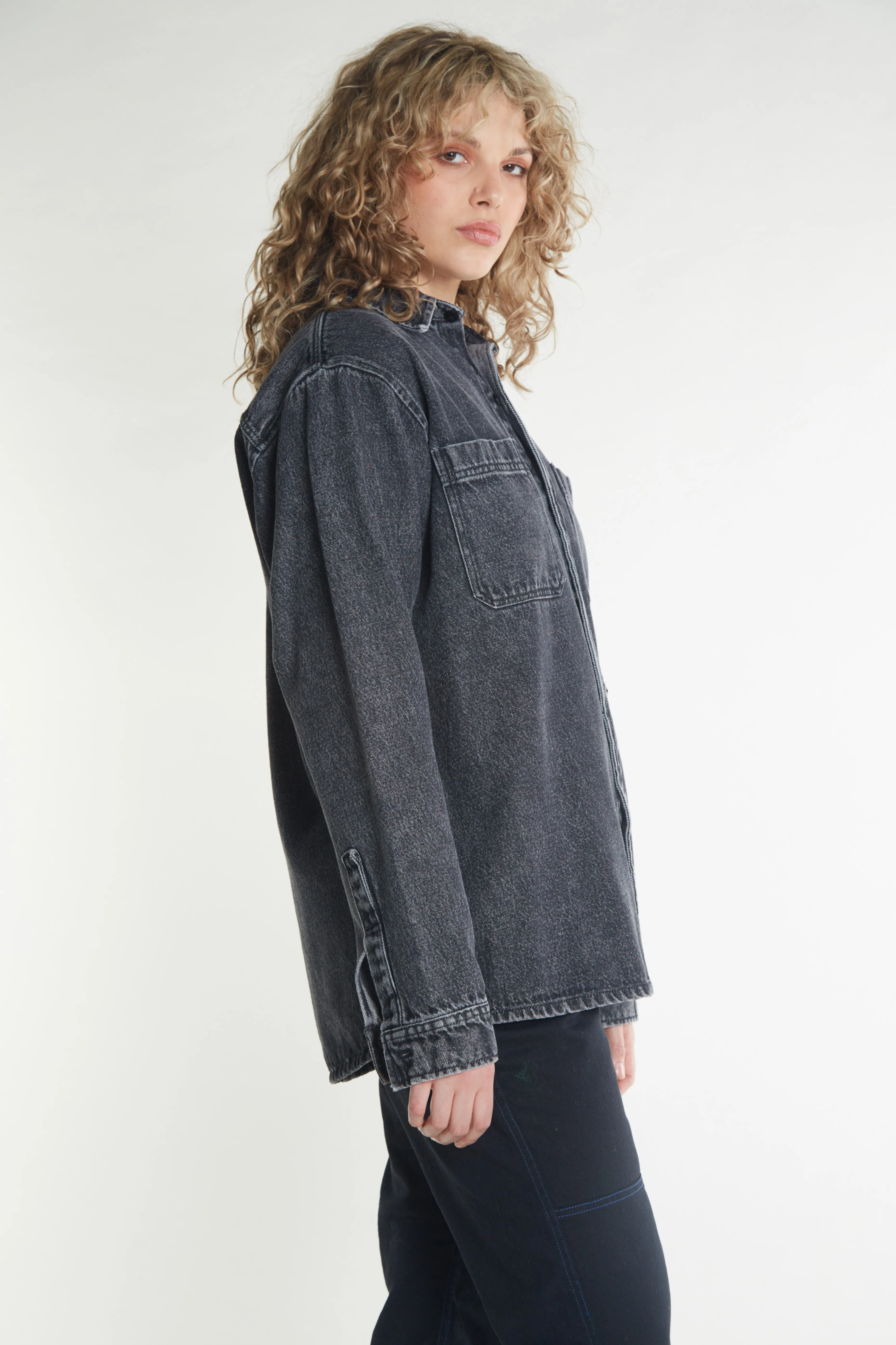 Campera Liviana Vulk Lacey Overshirt Black