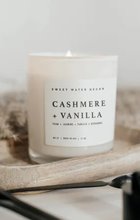 Cashmere and Vanilla Candle
