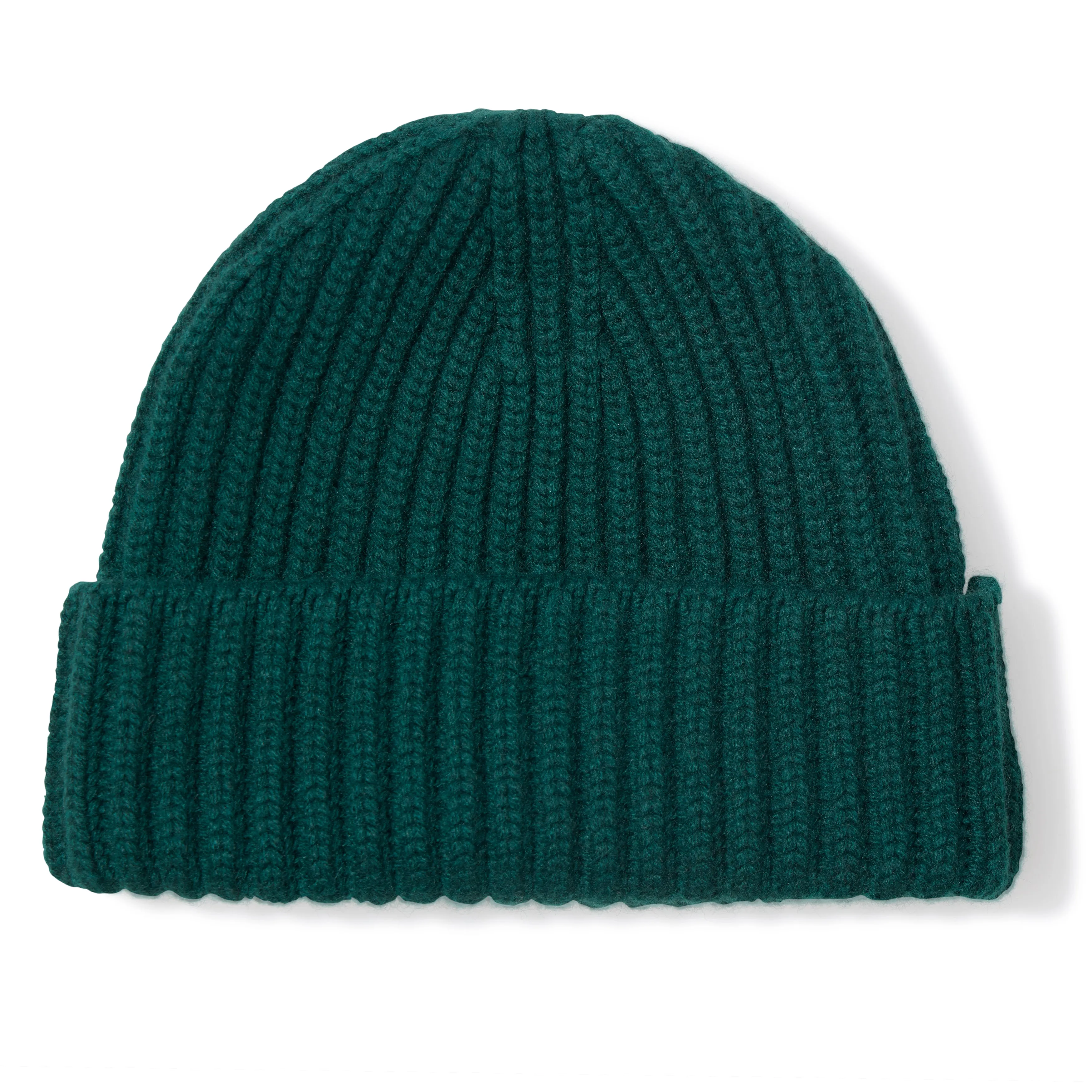 Cashmere Ribbed Knit Hat