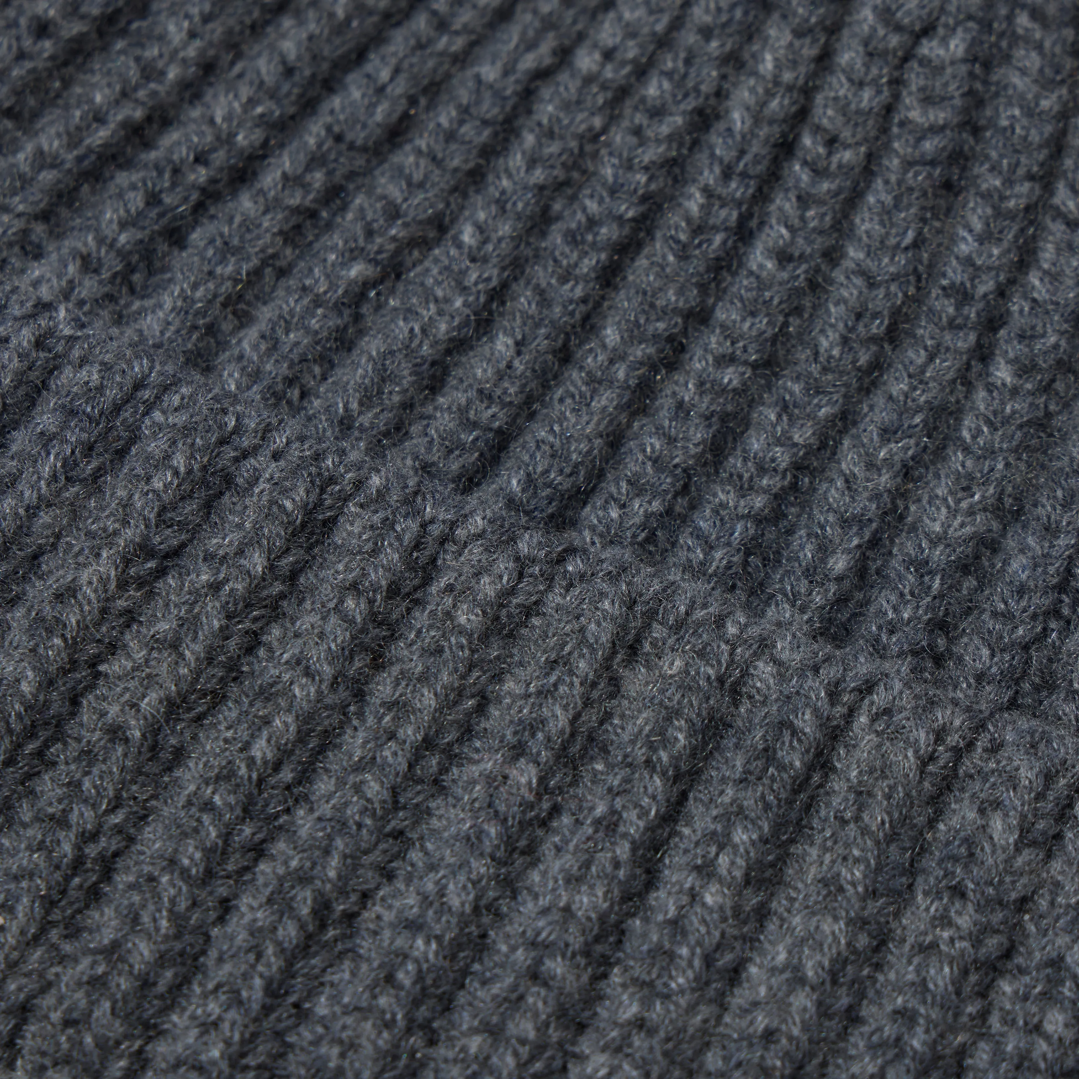 Cashmere Ribbed Knit Hat
