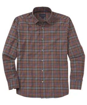Cotton Melange Twill Sport Shirt