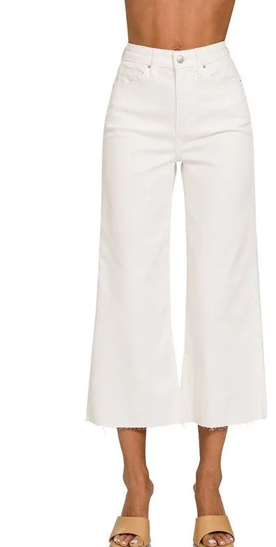 Curvy Crop Flare Jeans