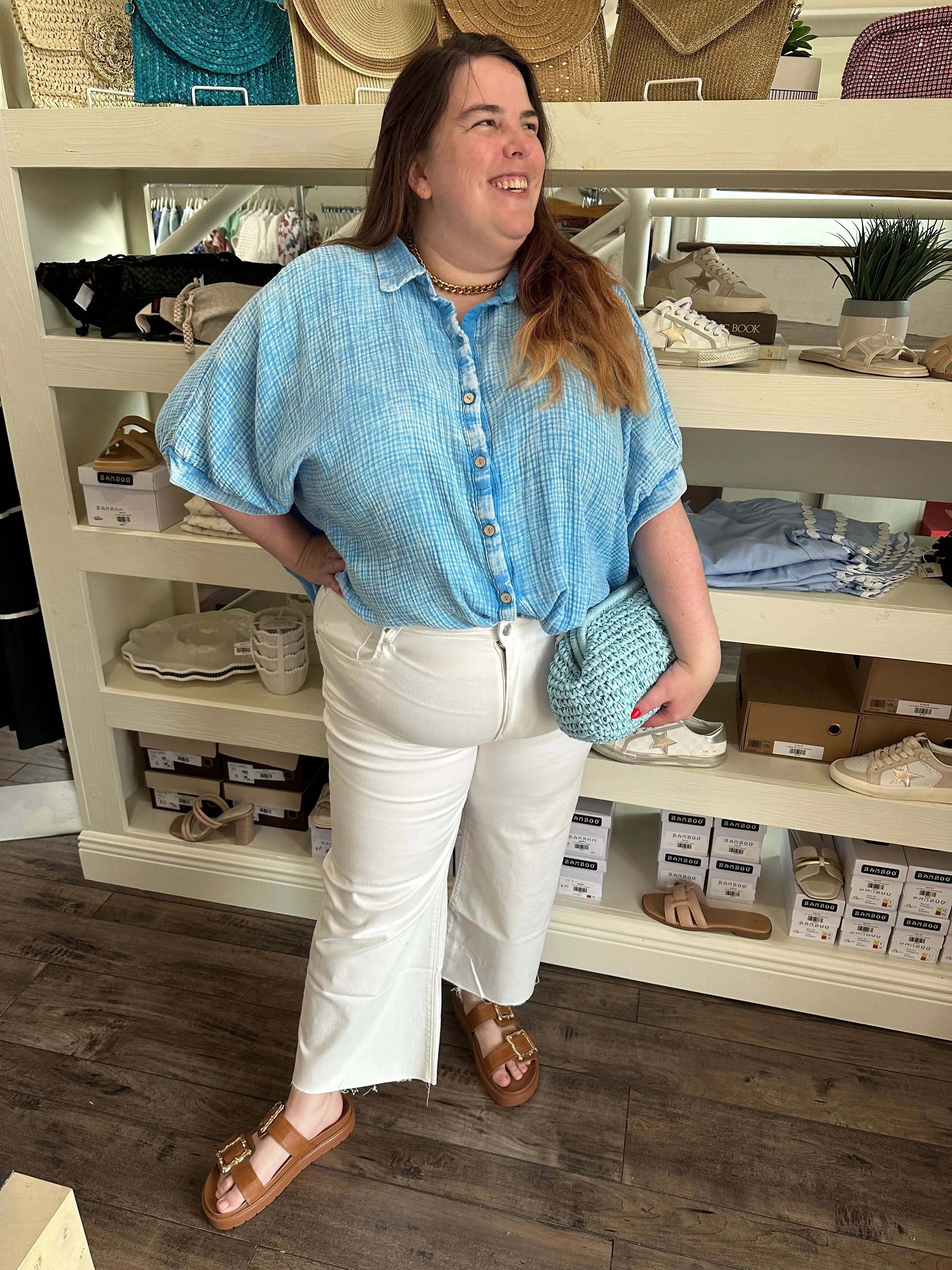 Curvy Crop Flare Jeans