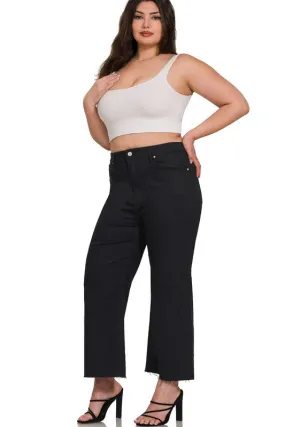 Curvy Crop Flare Jeans