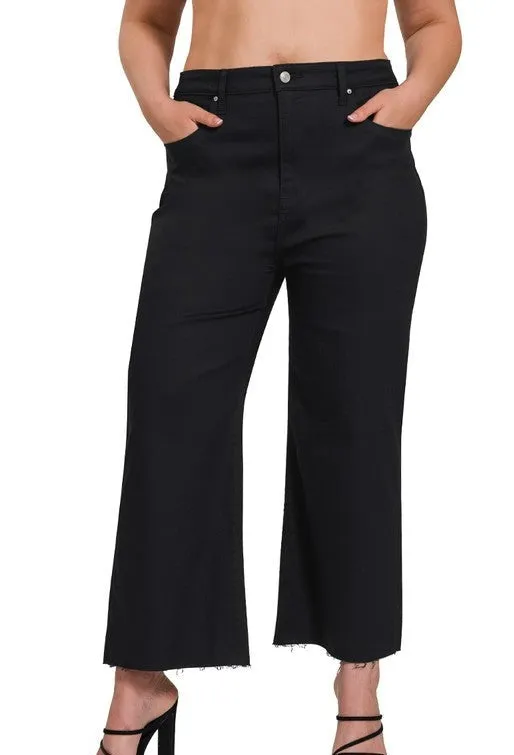 Curvy Crop Flare Jeans