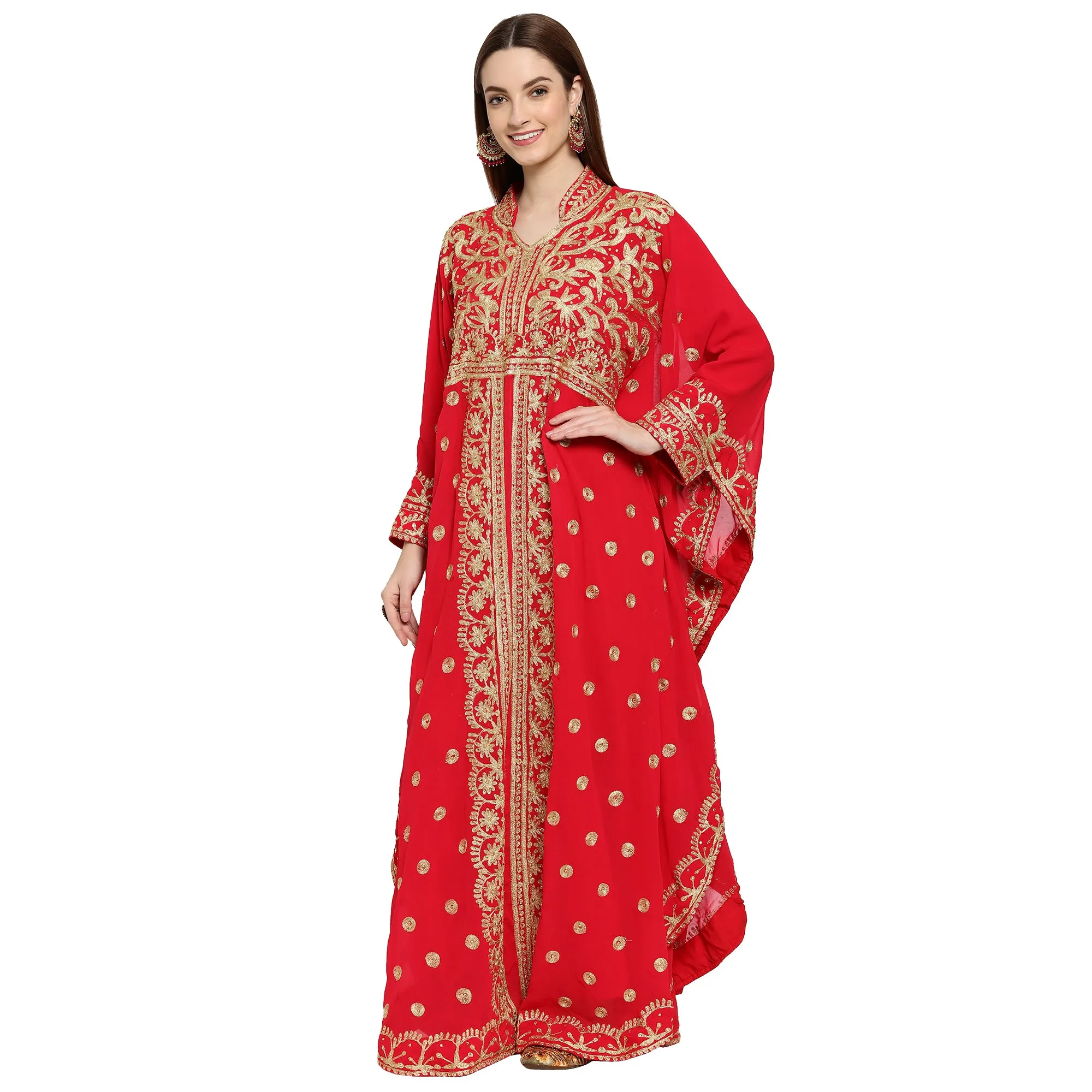 Designer Dubai Farasha Persian Maxi Takchita Dress