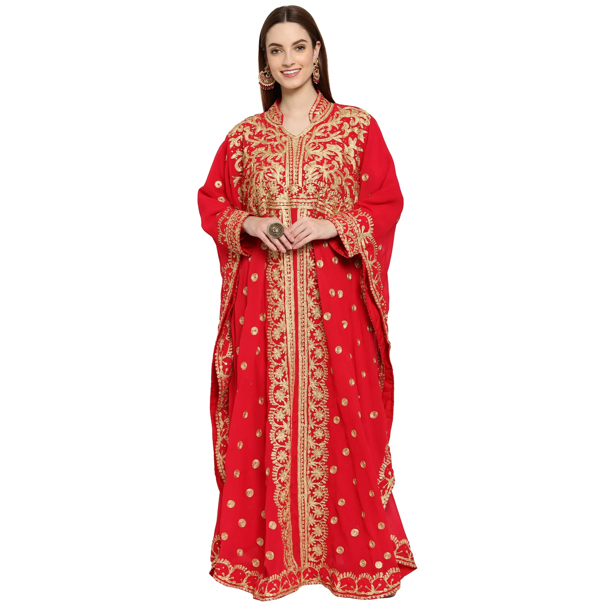 Designer Dubai Farasha Persian Maxi Takchita Dress