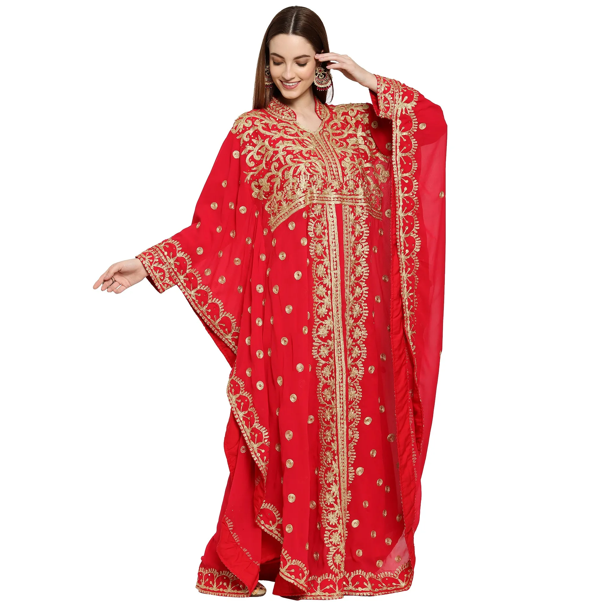 Designer Dubai Farasha Persian Maxi Takchita Dress