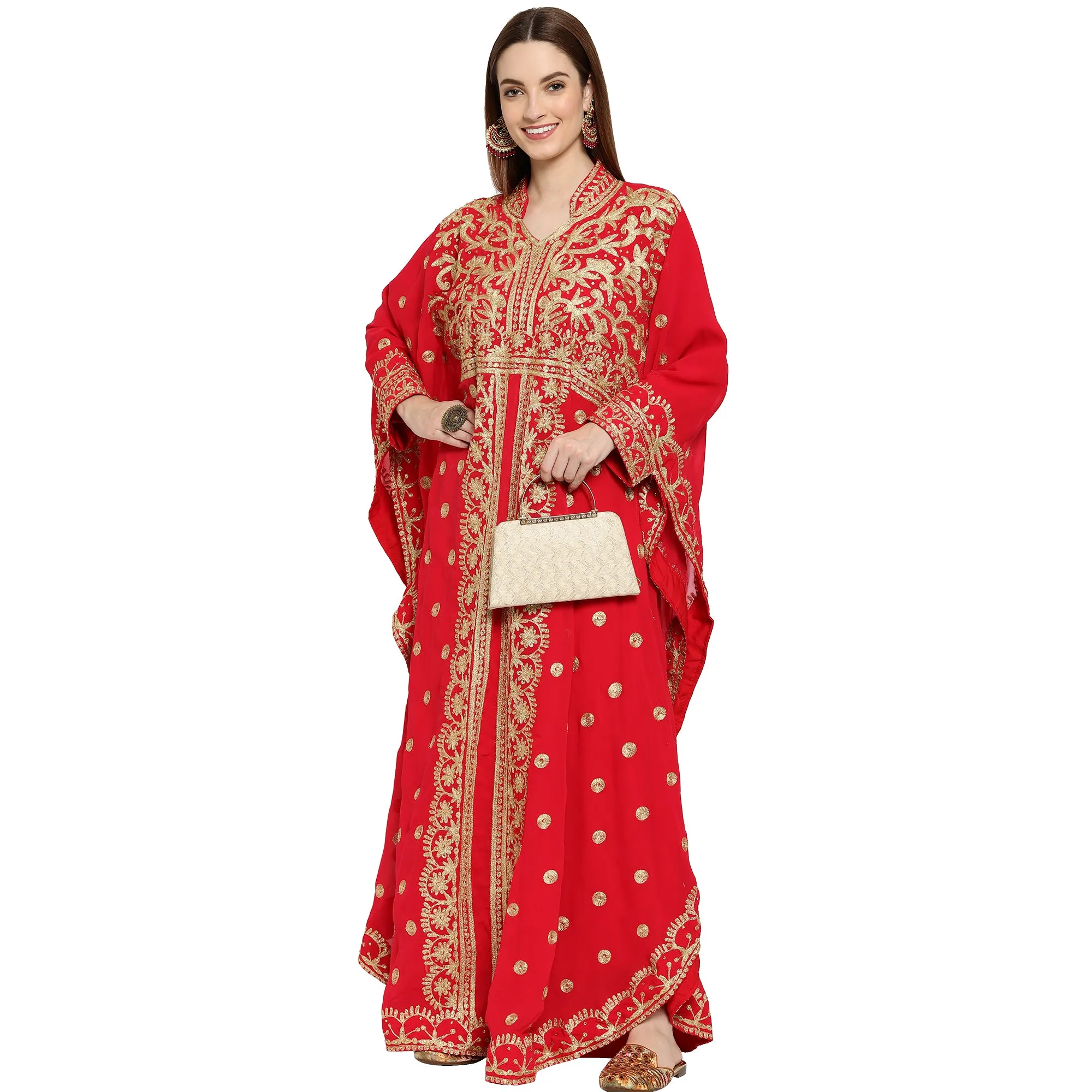 Designer Dubai Farasha Persian Maxi Takchita Dress