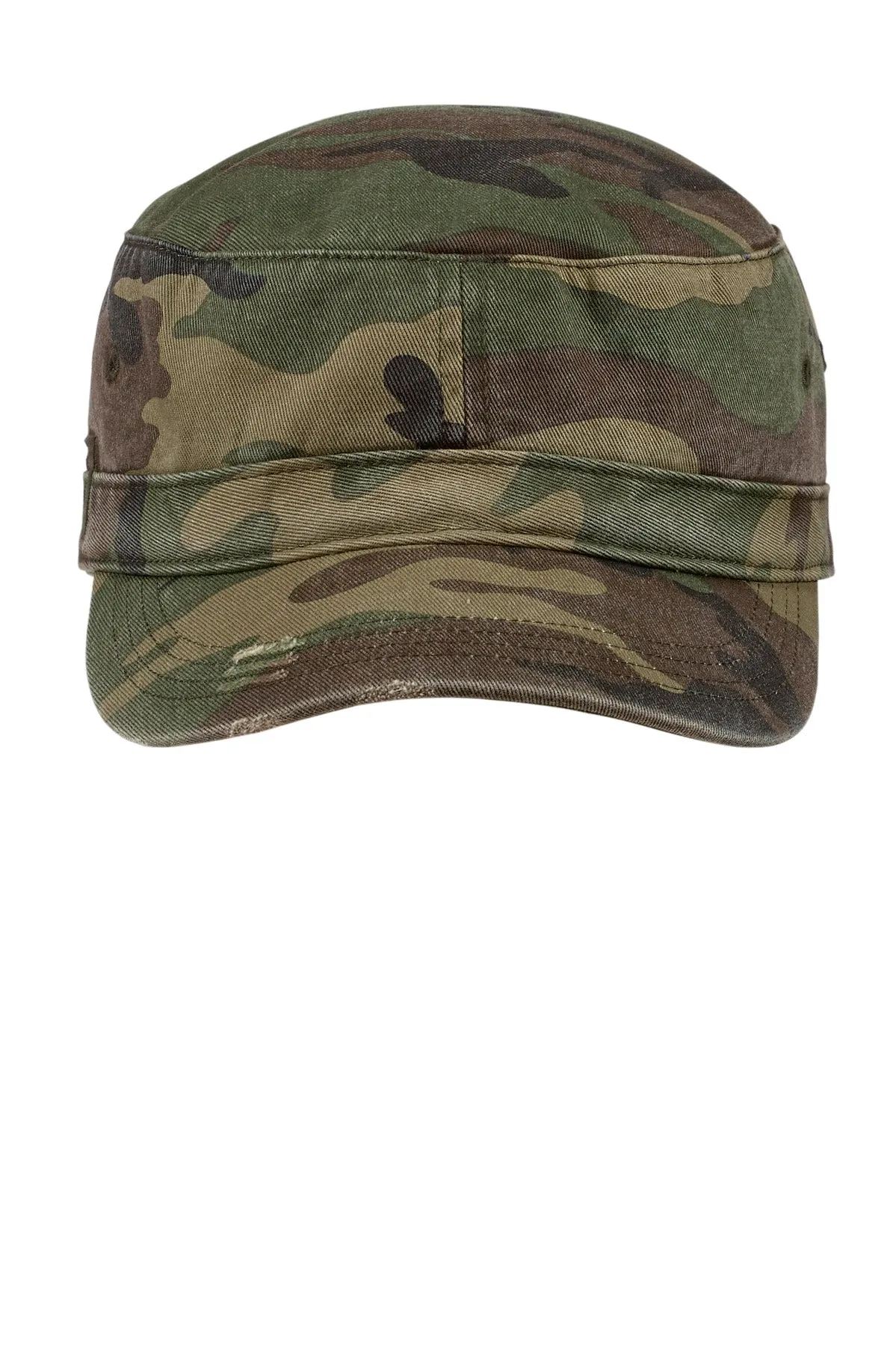 District Distressed Military Hat. DT605