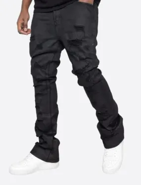 EPTM Kenny Flare Jeans Black