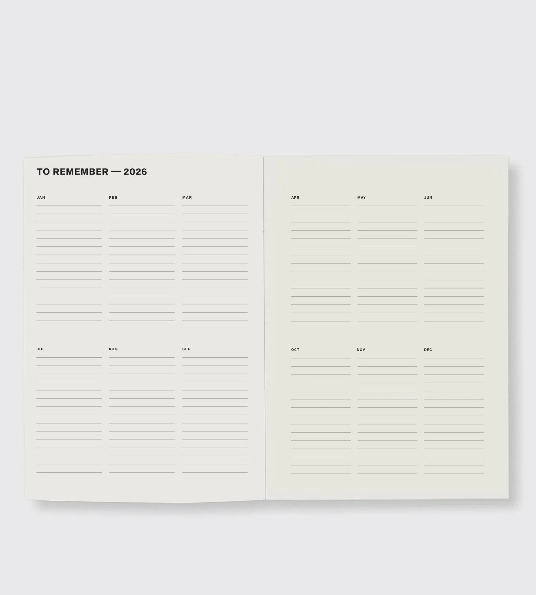Father Rabbit x Juliette Hogan - Daily Diary 2025 - Glass Flower (PRE-ORDER)