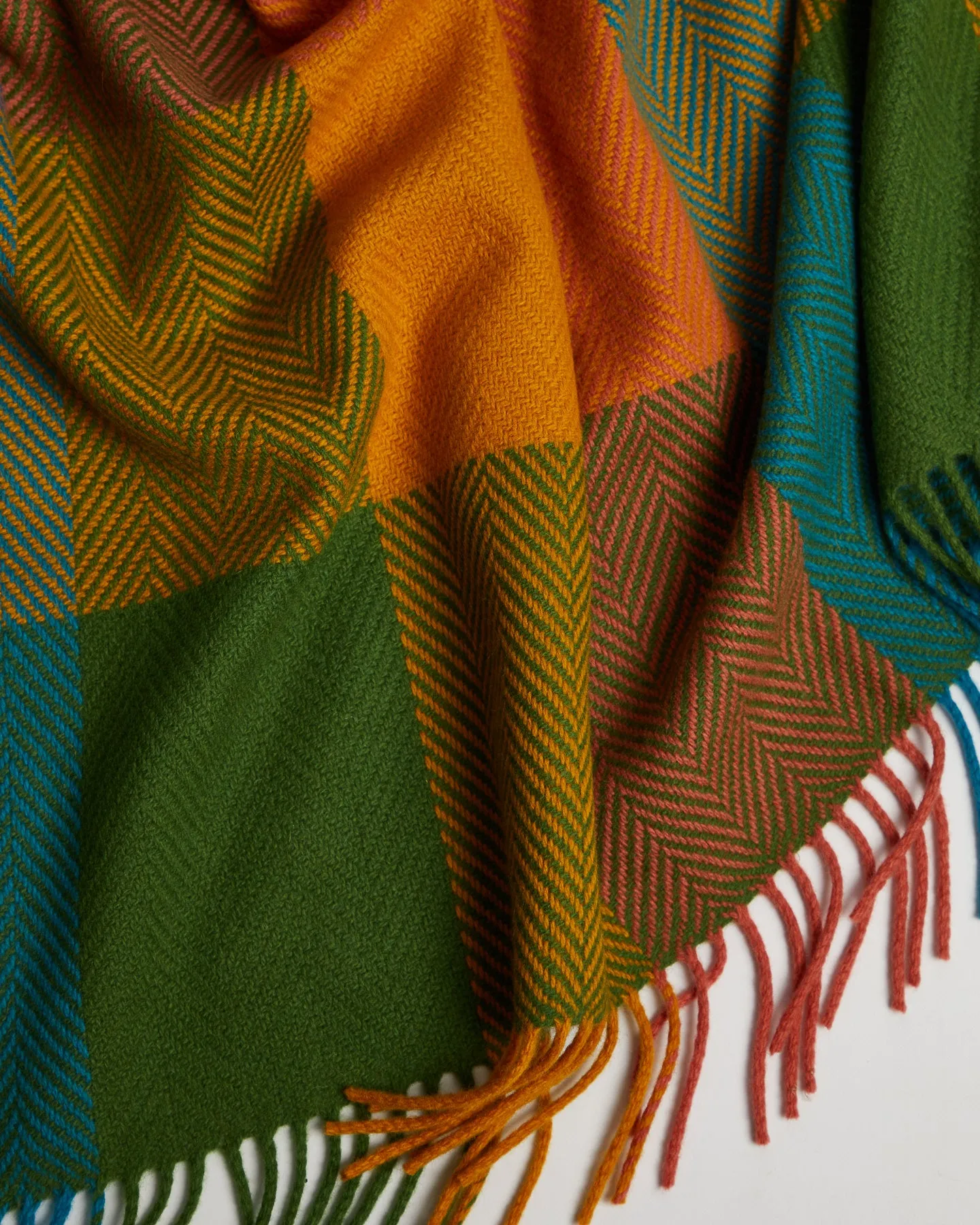 Foxford Errew Cashmere and Lambswool Throw